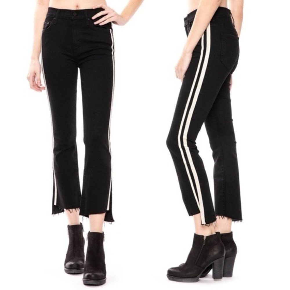 Mother Insider Crop Step Fray‎ Guilty Racer Jeans 29